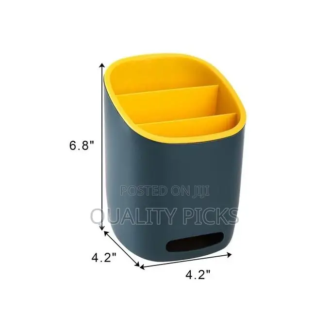 Plastic Kitchen Utensil Holder Cultery Drainer Caddy
