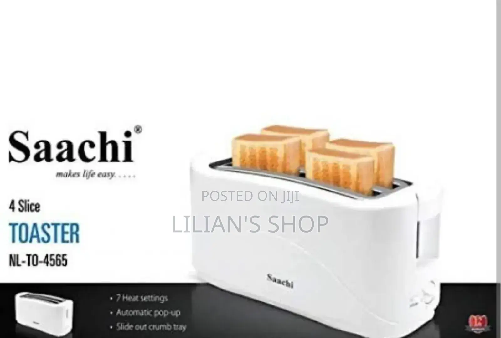 Saachi 4 Slices Bread Toaster