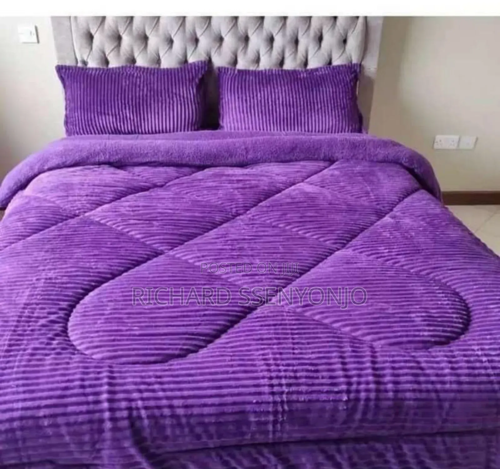 6x6 and 5x6 Velvet Bedcover 4pc