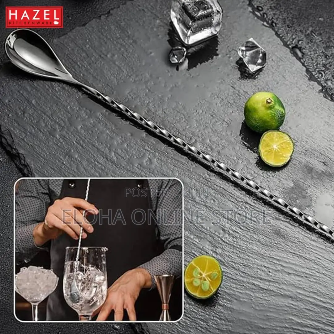 Stainless Steel Cocktail Mixing Spoon