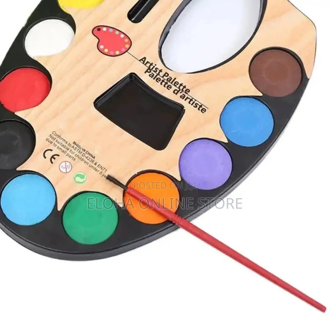 12 Pieces Non-Toxic Sketch Painting Watercolor Set