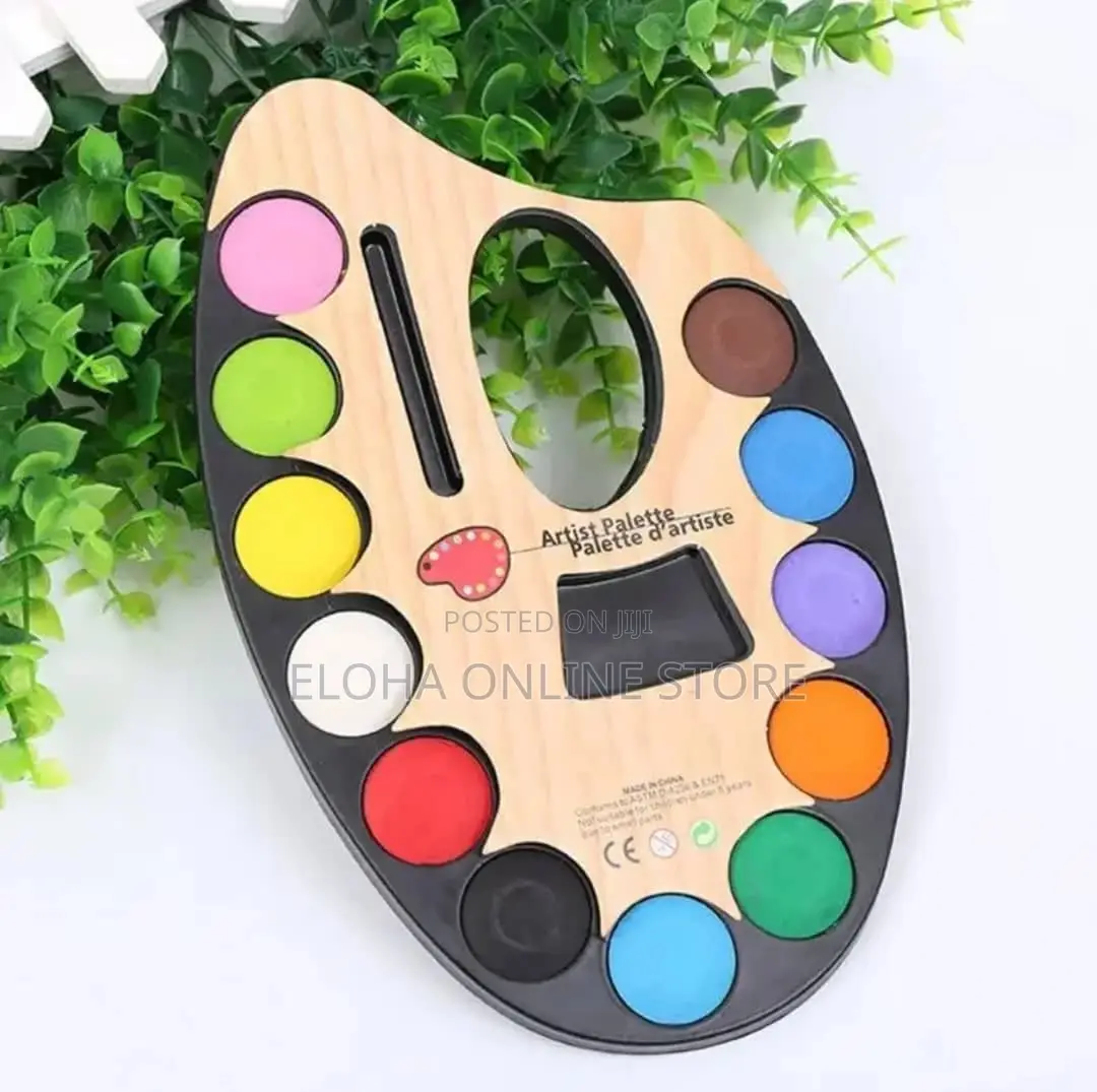 12 Pieces Non-Toxic Sketch Painting Watercolor Set