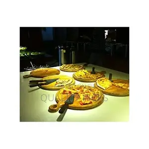 25cm Wooden Serving Pizza Platetray,Chopping Board,Brown.