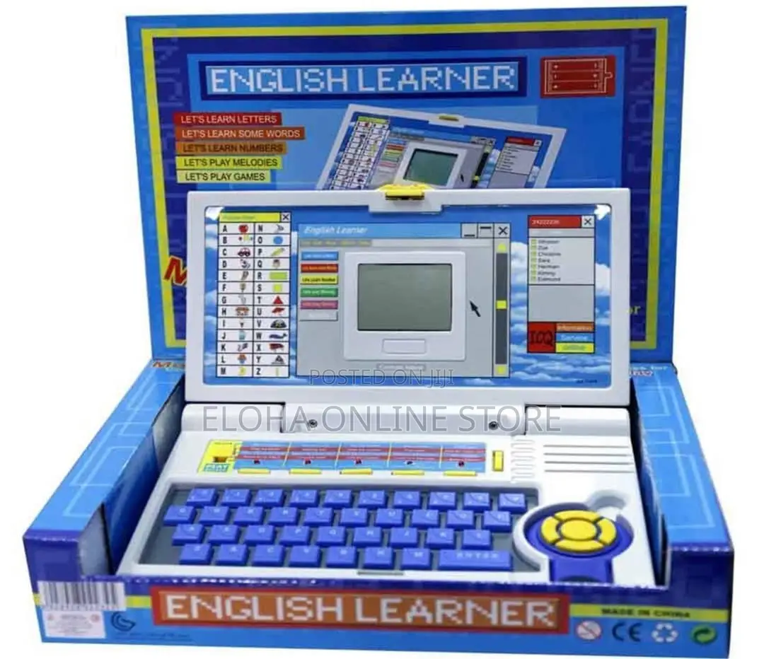 Educational Laptop With Mouse for Kids Above 3 Years -