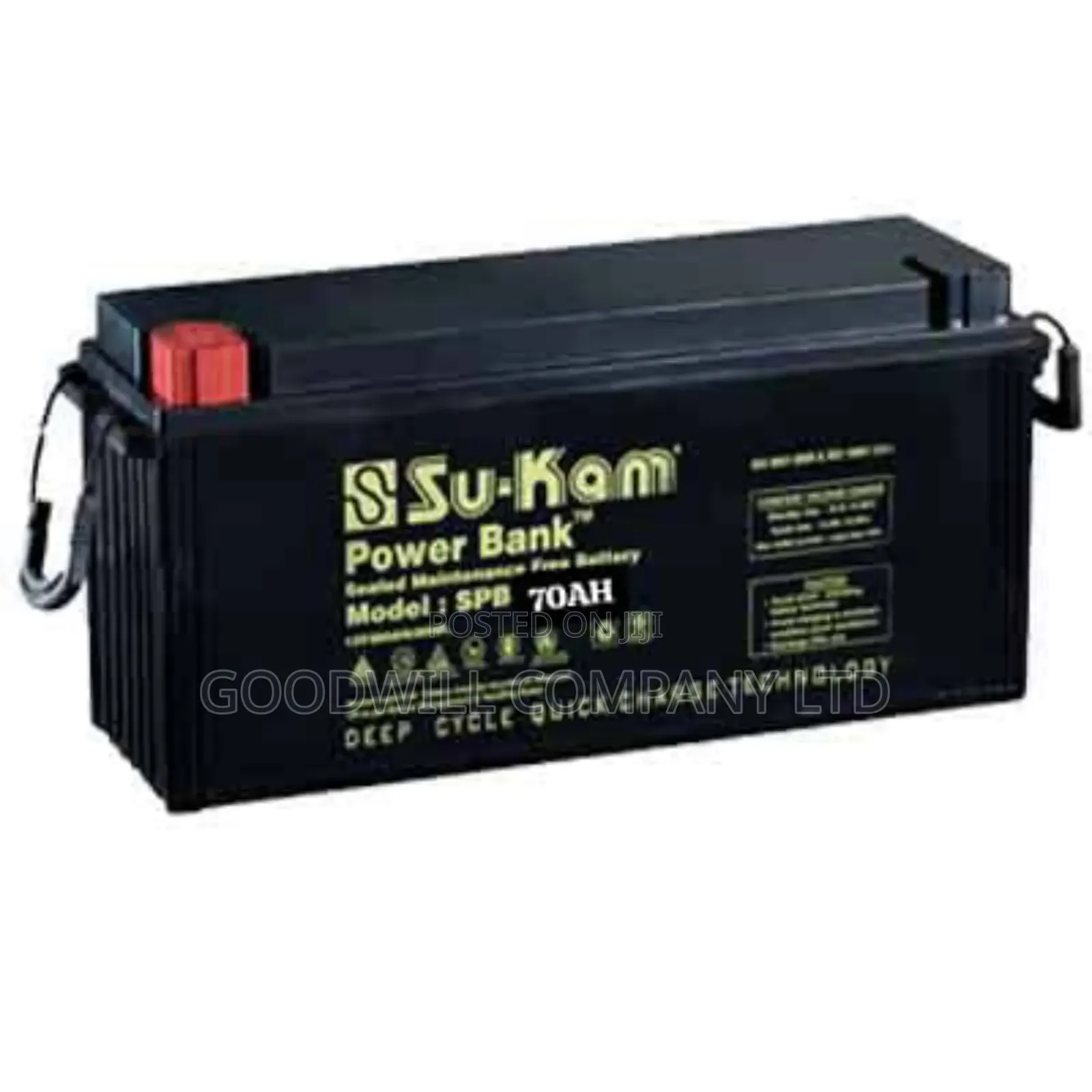 Sukam 70ah 12v Solar Battery, Sealed Maintainance Free
