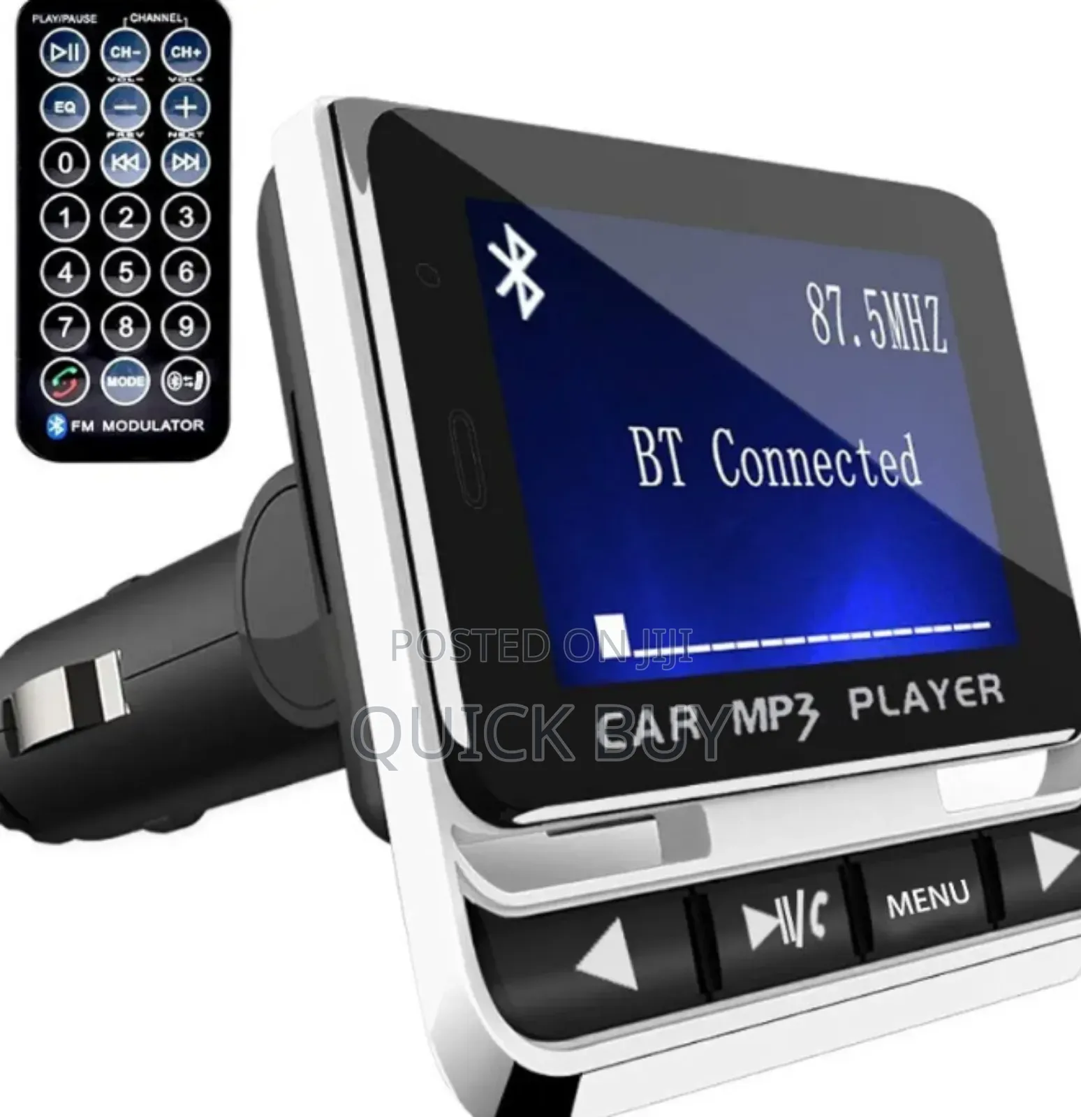 Premium LCD Screen Wireless FM Transmitter,BT,Car MP3 Player