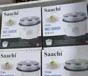 1.8L Saachi Electric Rice Cooker With Steamer Basket