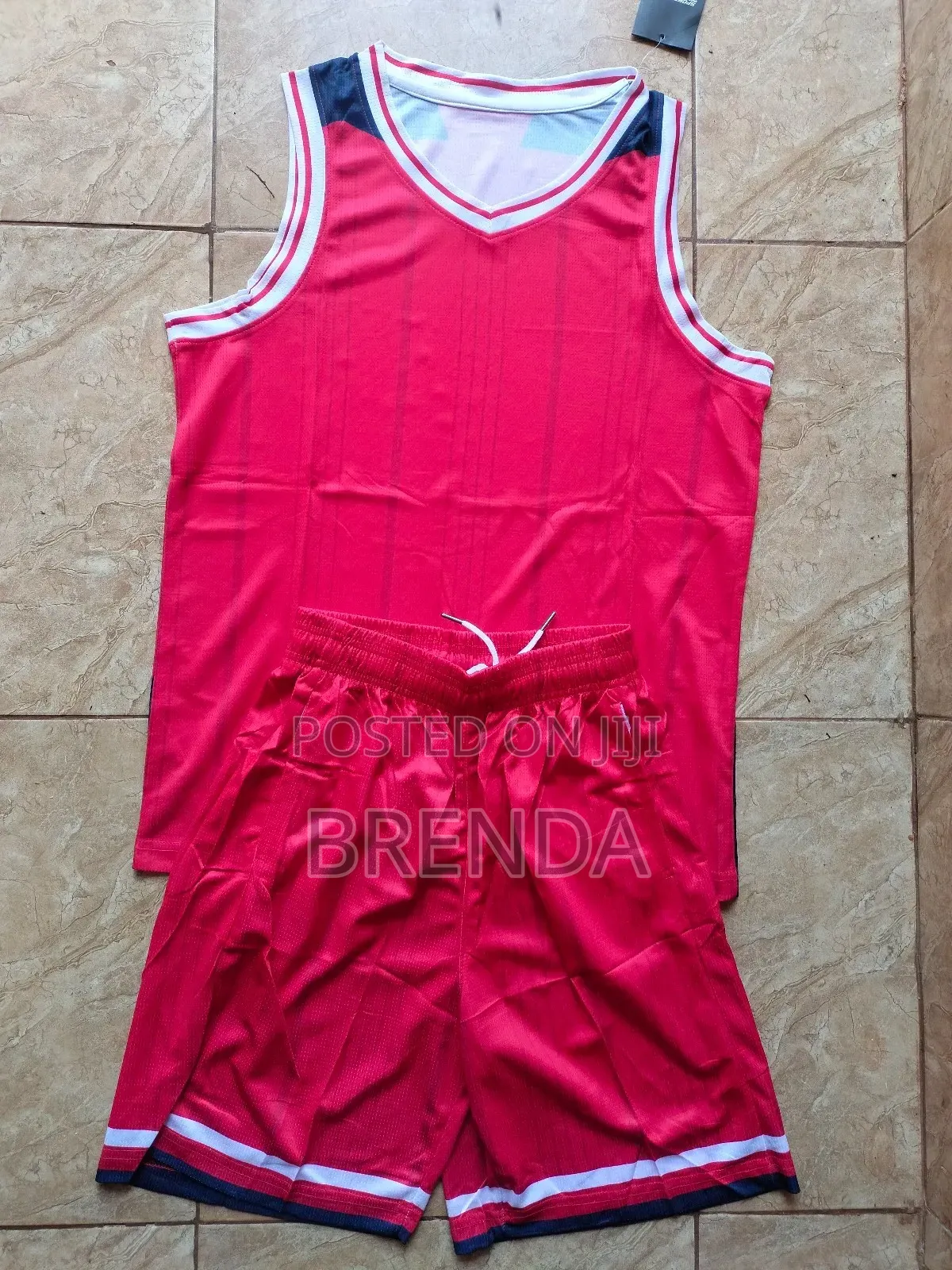 Brand New Original Red Adult Basketball Jerseys