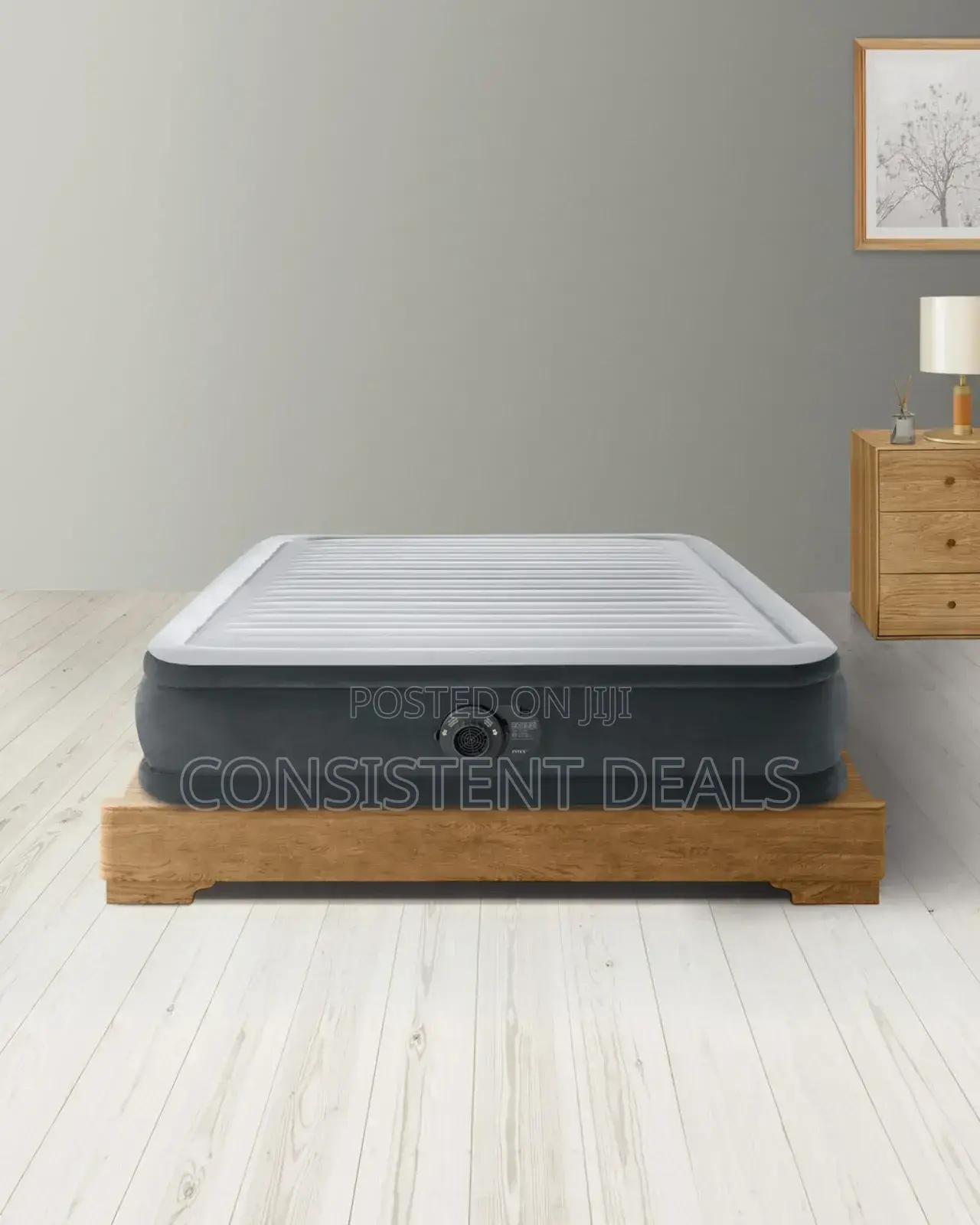 Intex Dura Beam Comfort Plush Mid Rise Air Mattress