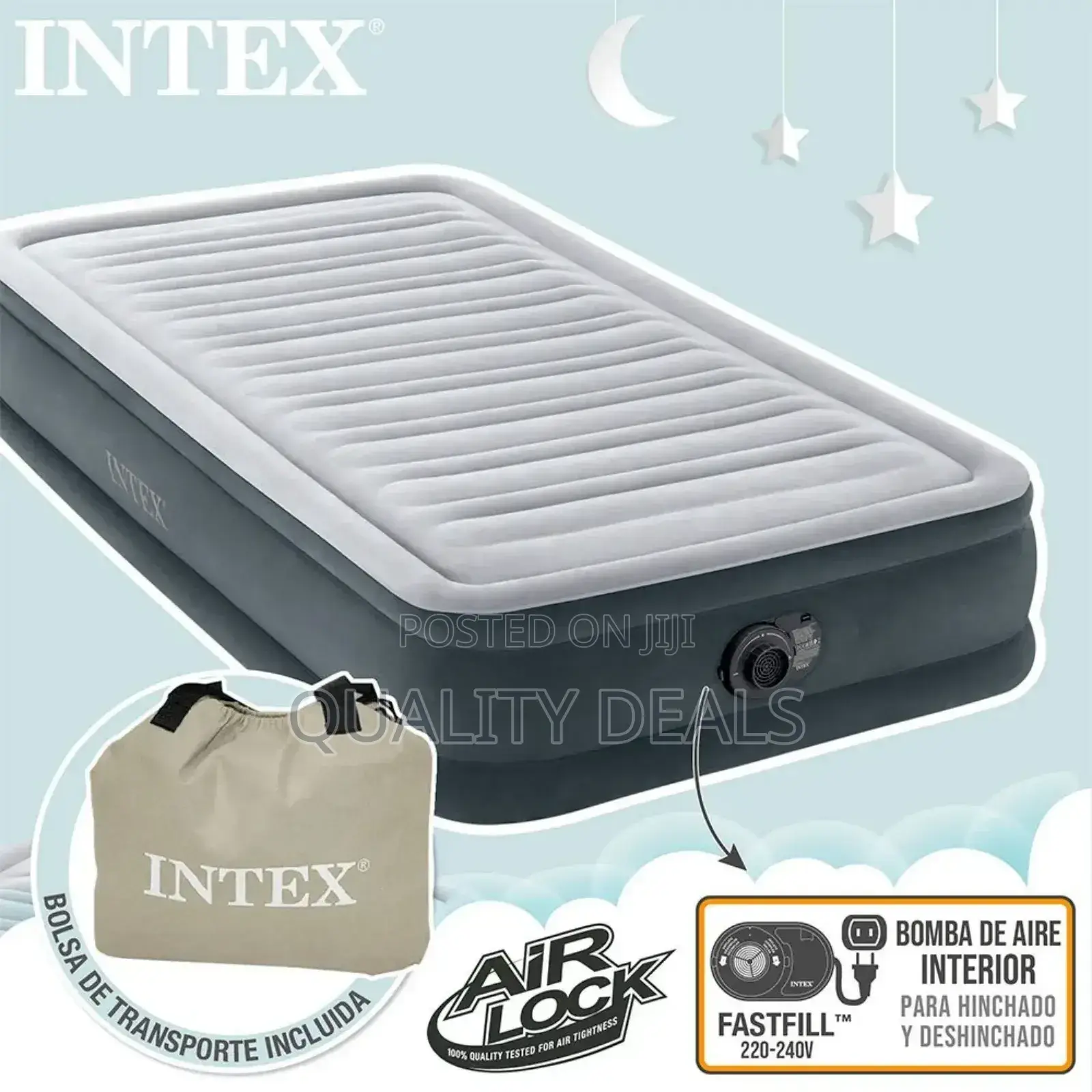 Intex Dura Beam Comfort Plush Air Mattress