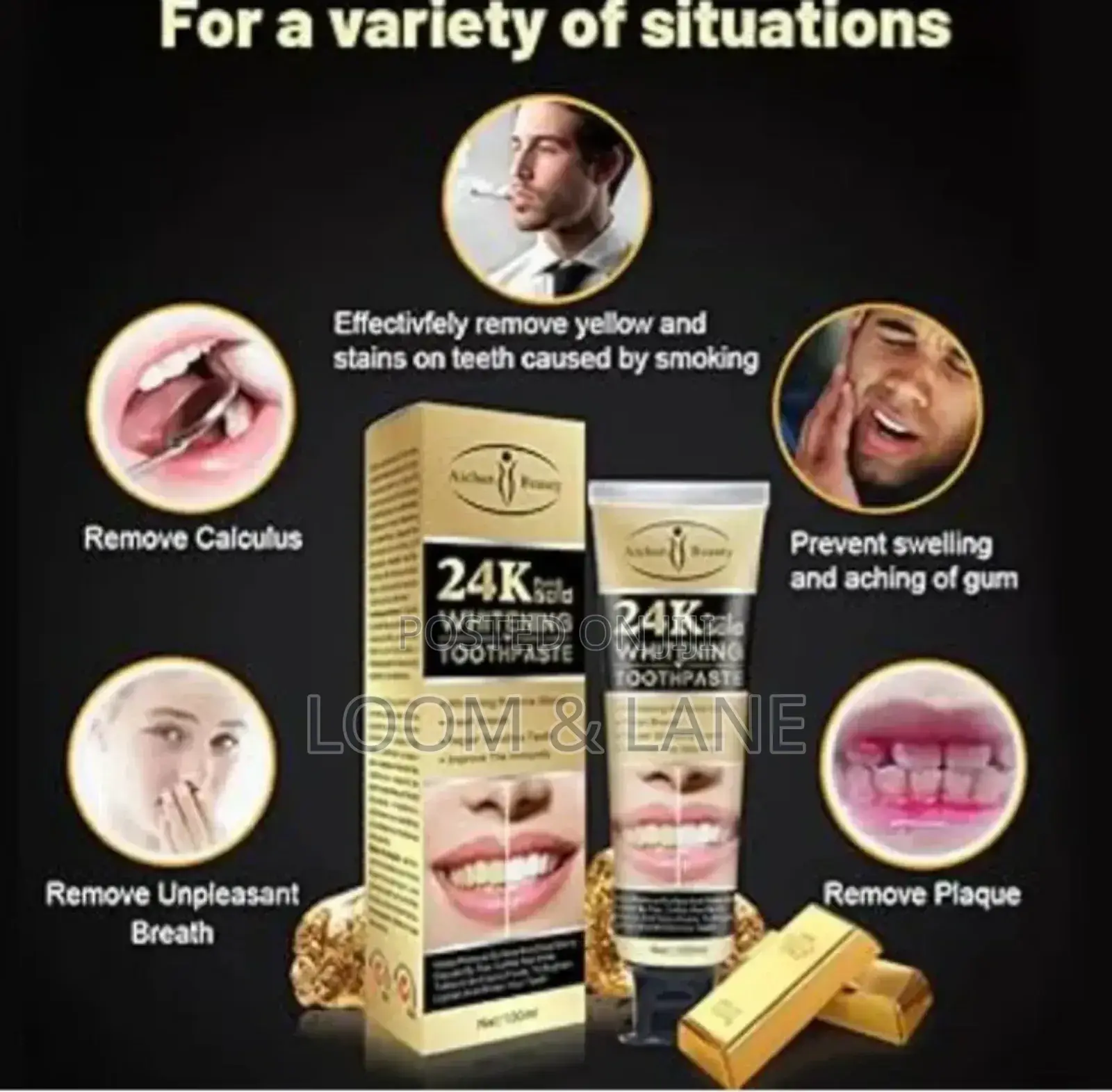 Gold Whitening Toothpaste
