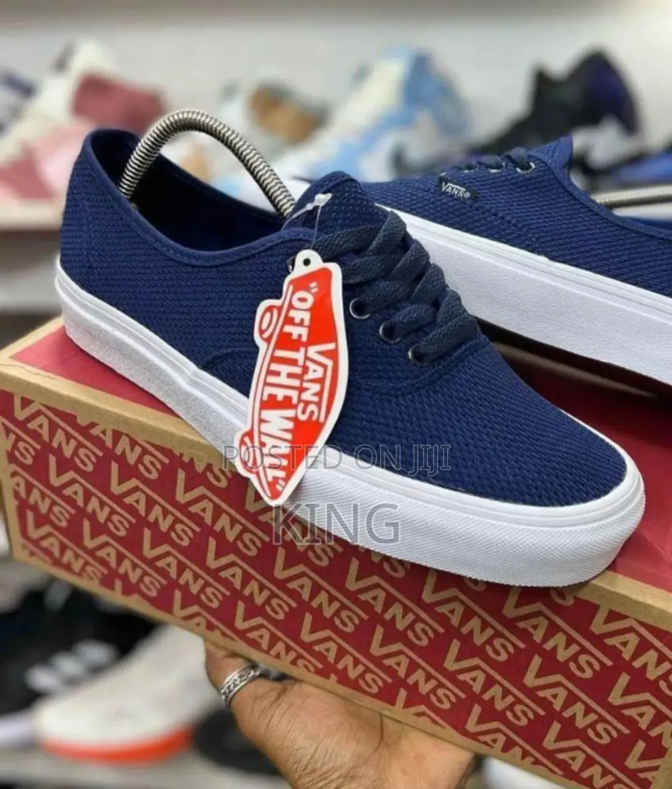 Vans Off the Wall Navy Blue Sneakers