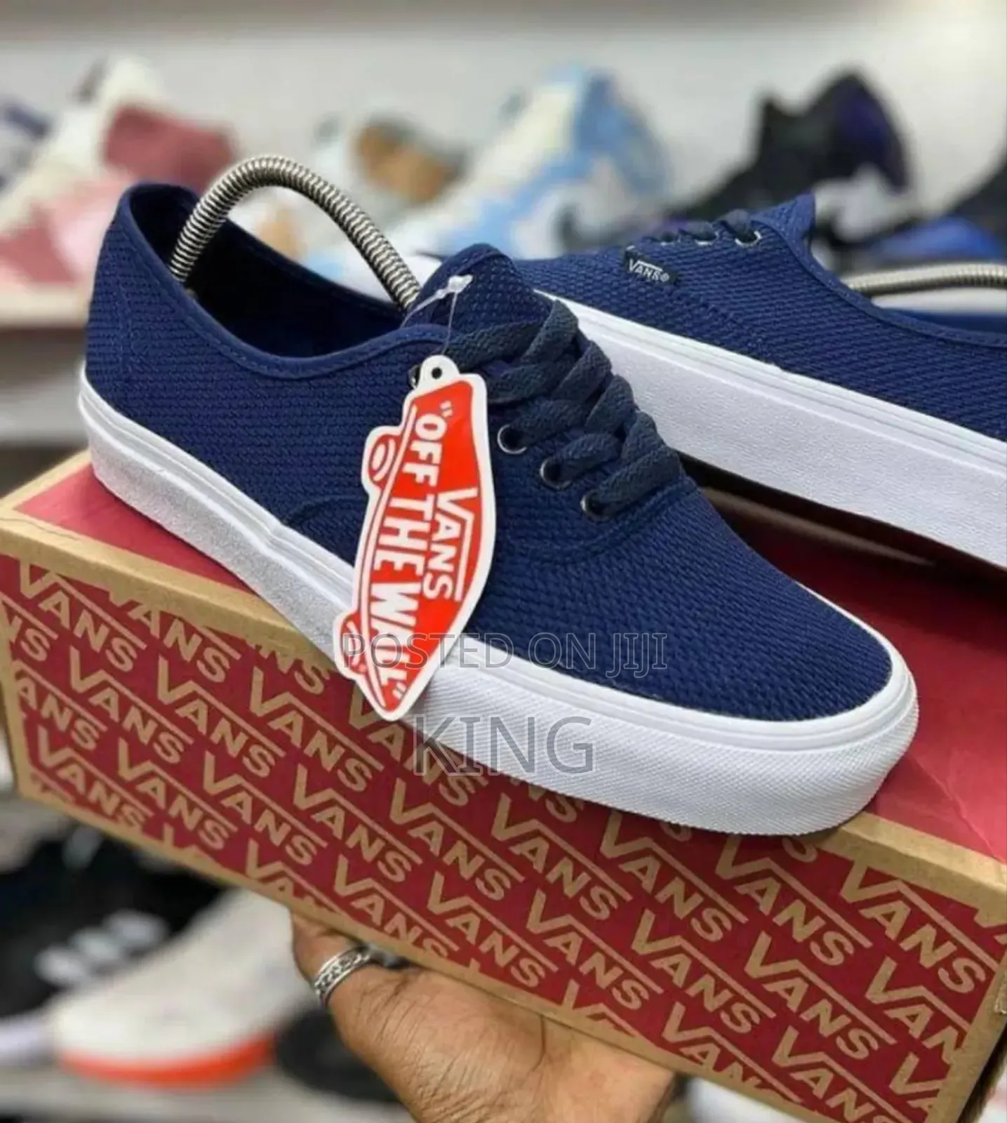 Vans Off the Wall Navy Blue Sneakers