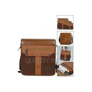 Deng Gao 3 Piece Business Custom Shoulder Sidebags- Brown