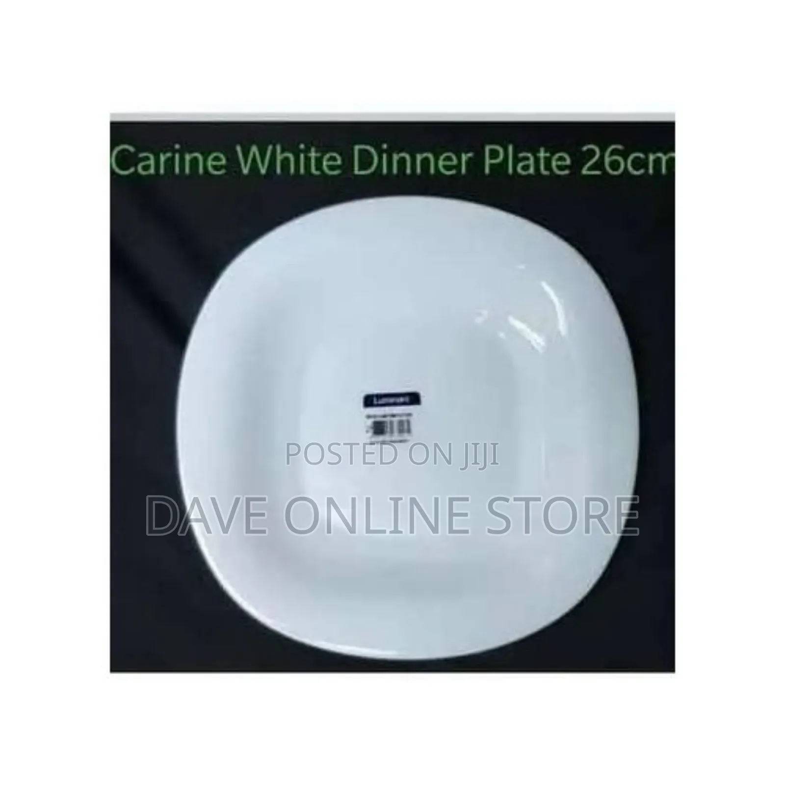 Luminarc Carine Dinner White 26cm Luminarc 6pcs