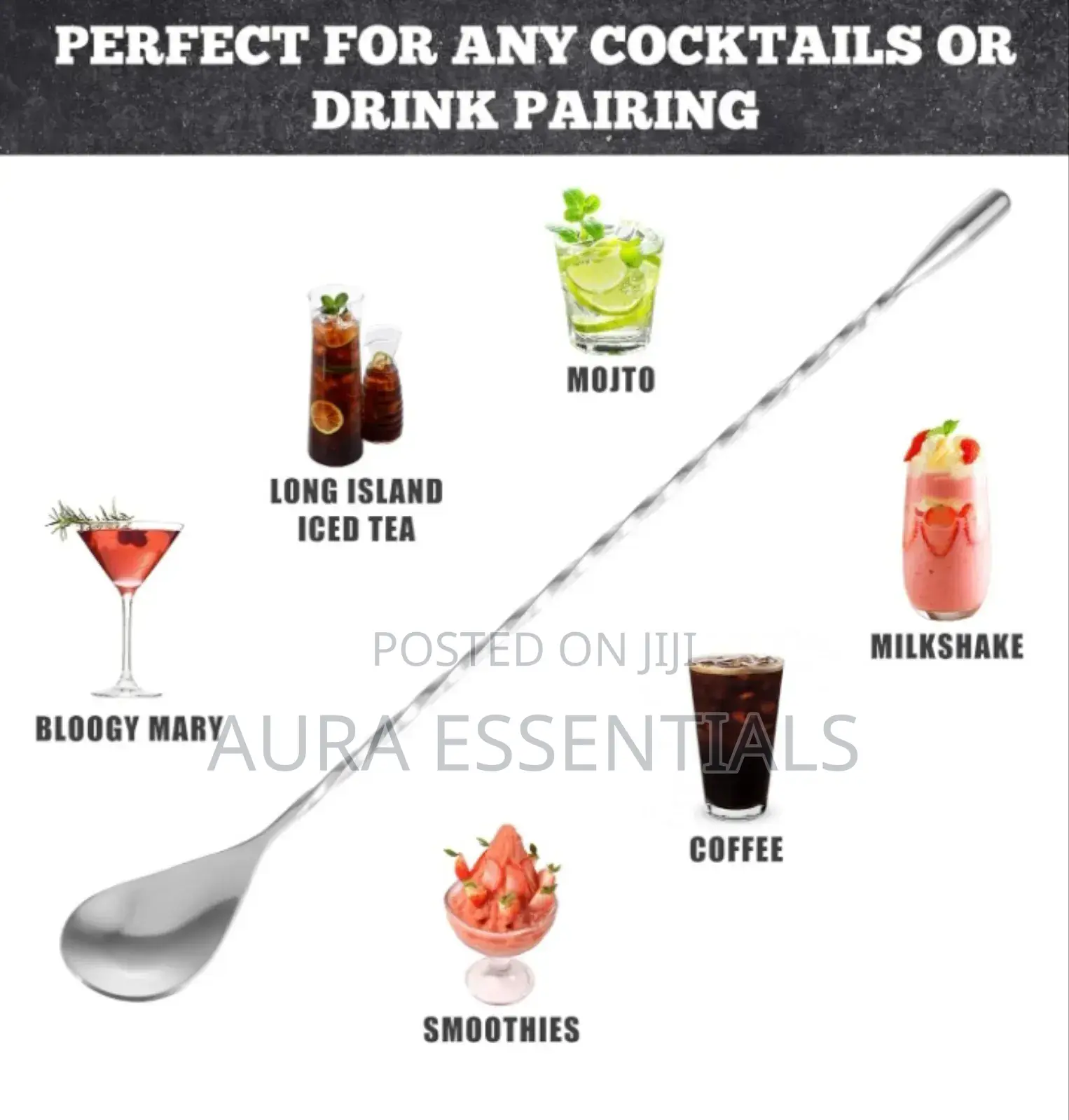 Stainless Steel Mixing Spoon