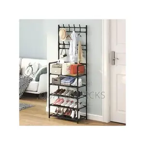 Multi-Functional Hat Coat Stand With 5 Tier Shoe Rack