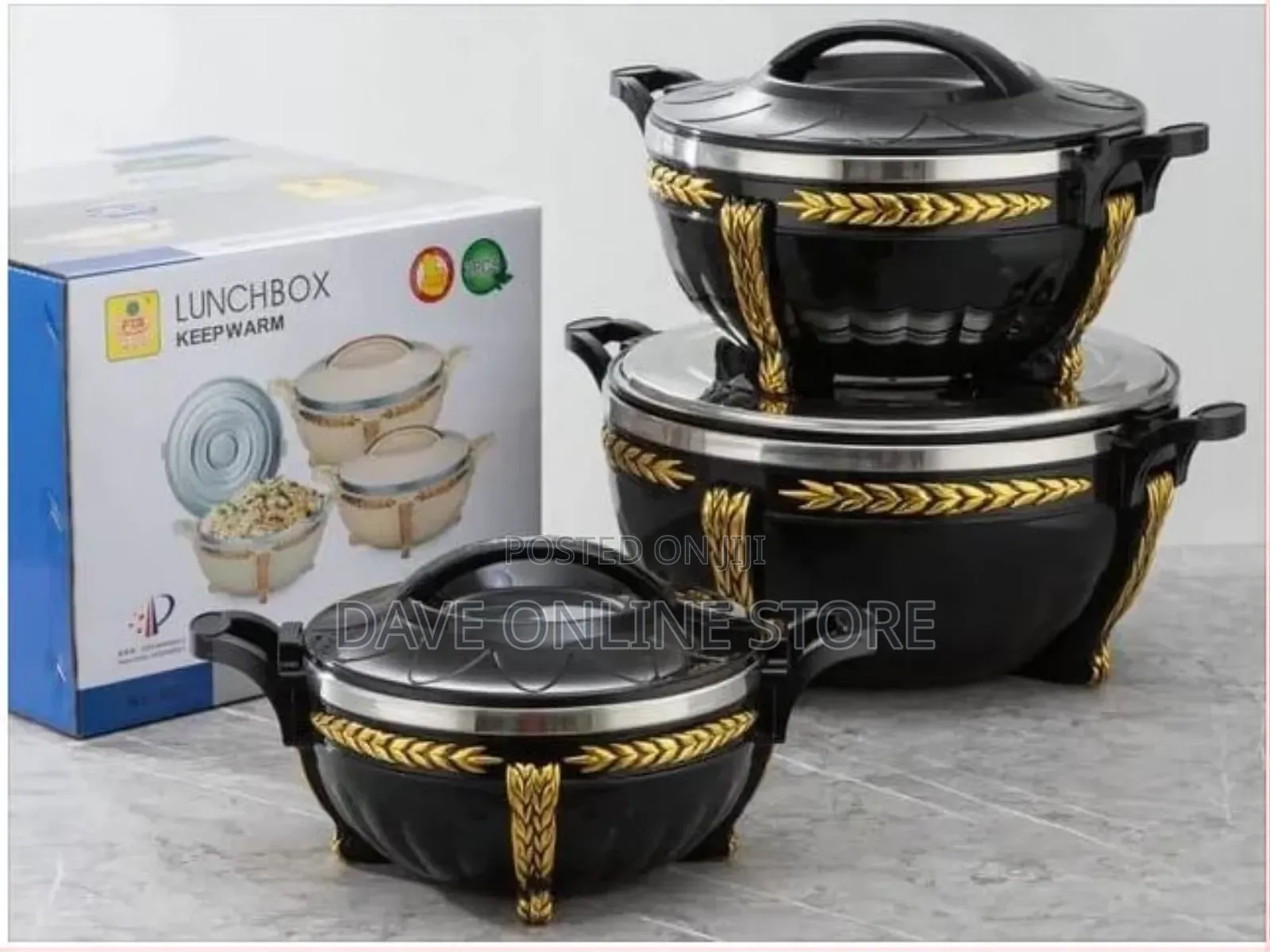Double Walled Inner Stainless Steel Casserole Food Warmer