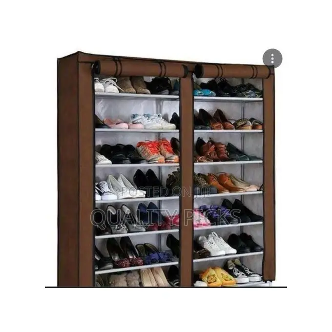 12 Layer Foldable Collapsible Shoe Rack Storage Organizer
