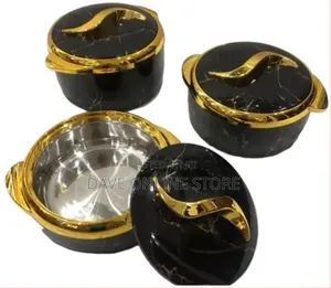 3pc Set 1.5/2/2.5 L Food Warmer Thermal Insulation Casserole