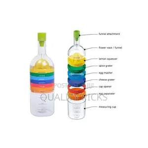 8 in 1 Kitchen Tool Set Multipurpose Bottle - Multi-Color
