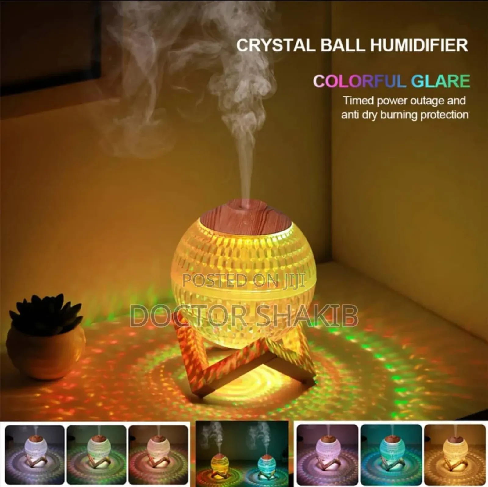 New Portable Crystal Ball Humidifier