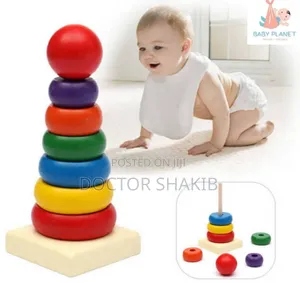 New Quality Rainbow Tower Baby Play Tools