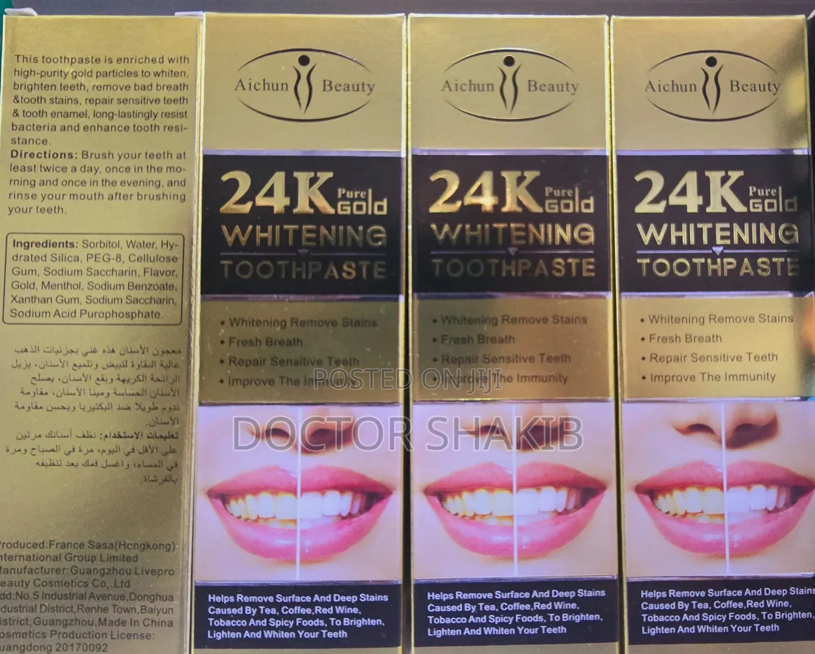  Pure Gold Whitening Toothpaste-New
