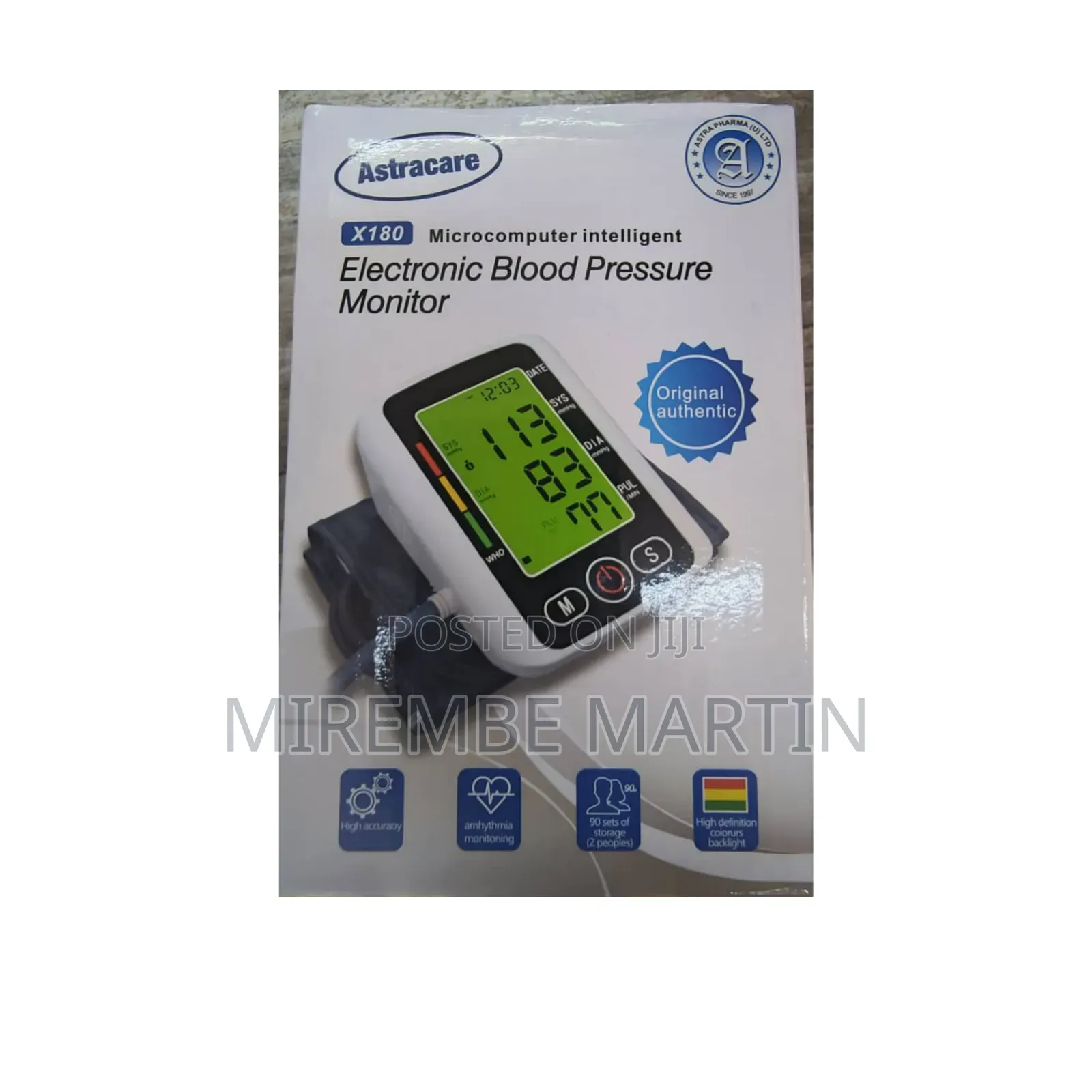 Electric Blood Pressure Monitor.