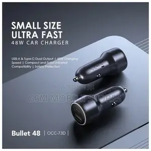 Oraimo Bullet 48watts Fast Charging Car Phone Charger