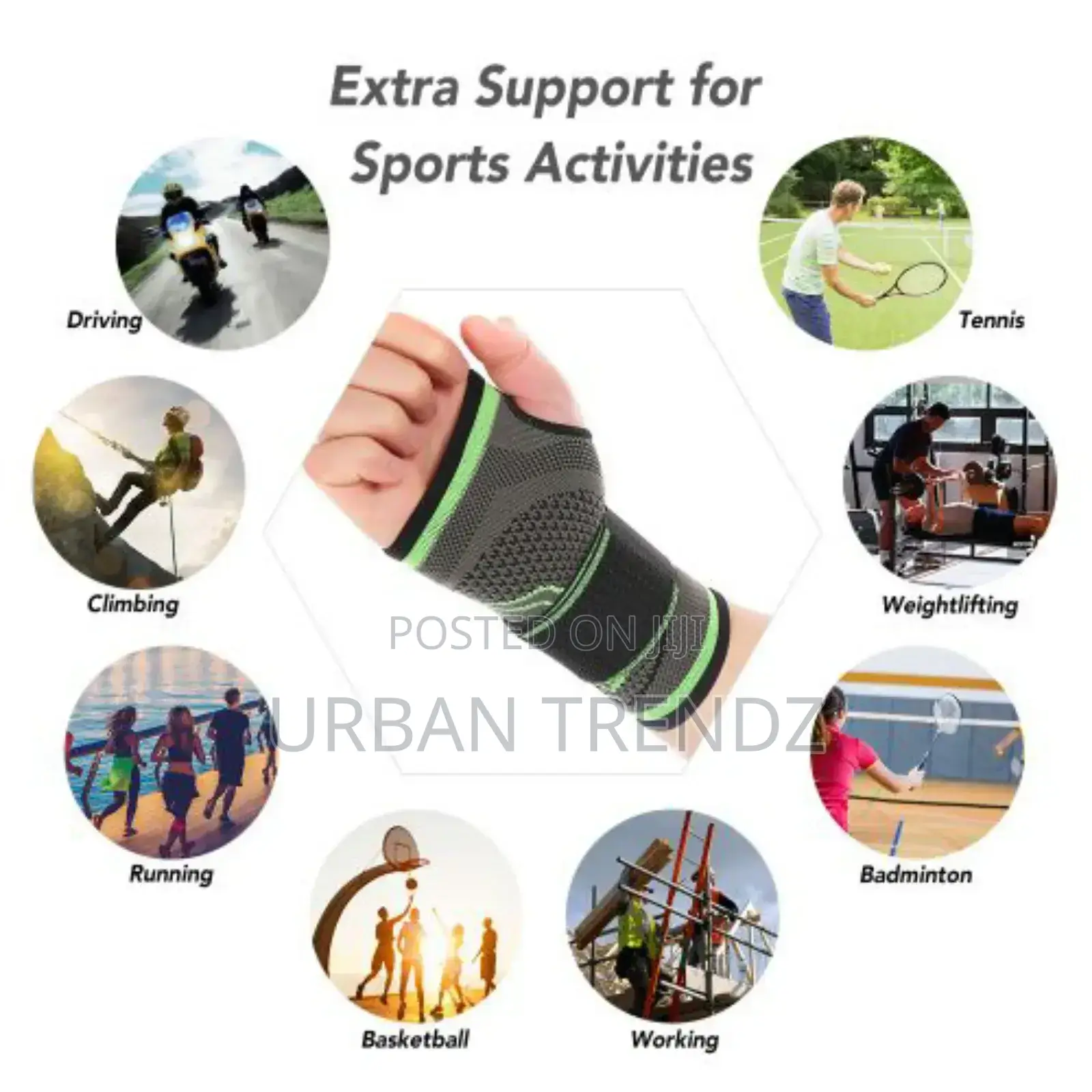 Wrist Support Sleeve Half-Finger Wrist Band