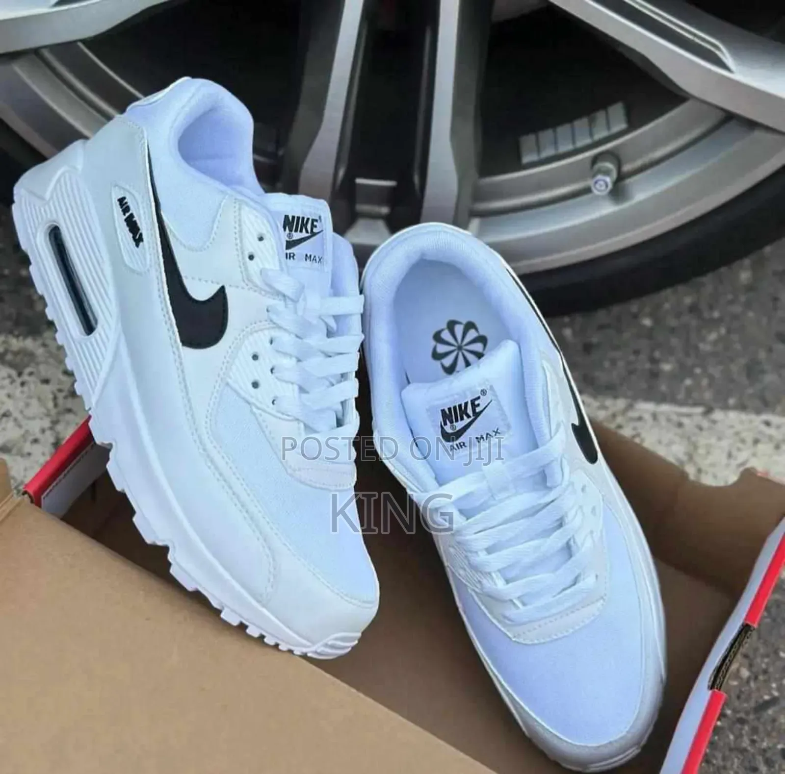 Nike Air Max 90 G Golf Waterproof White Black Sneakers