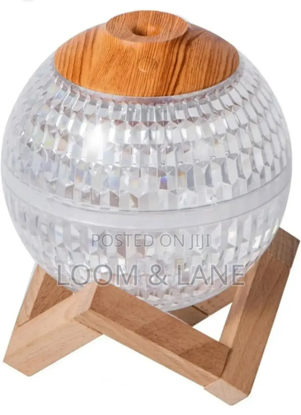 Crystal-Wood Ball Mini Air Humidifier