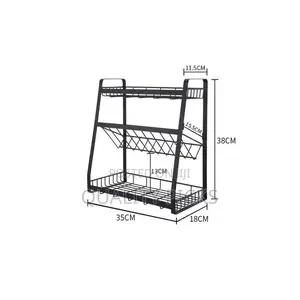 3-Tier Kitchen Spice Rack Condiment Storage Organizer