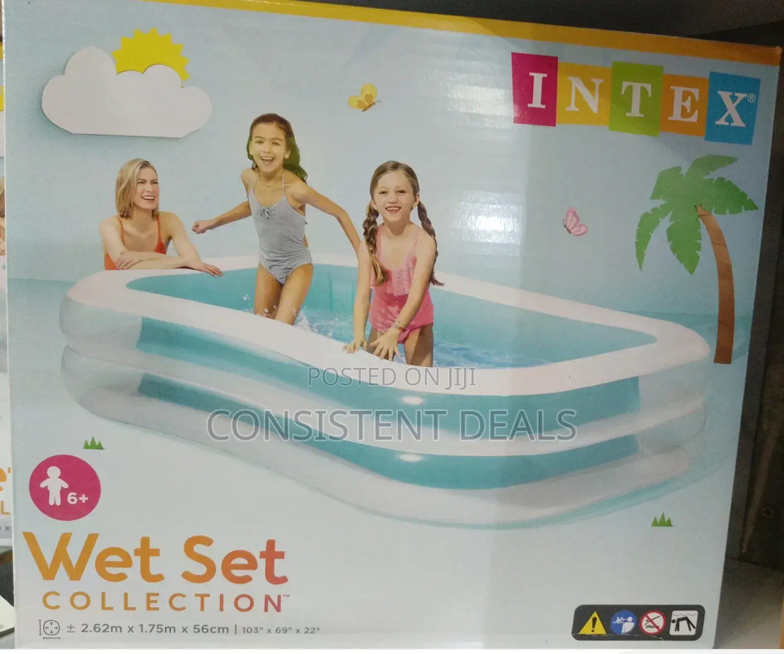 Portable Foldable Intex Kids Swimming Pool