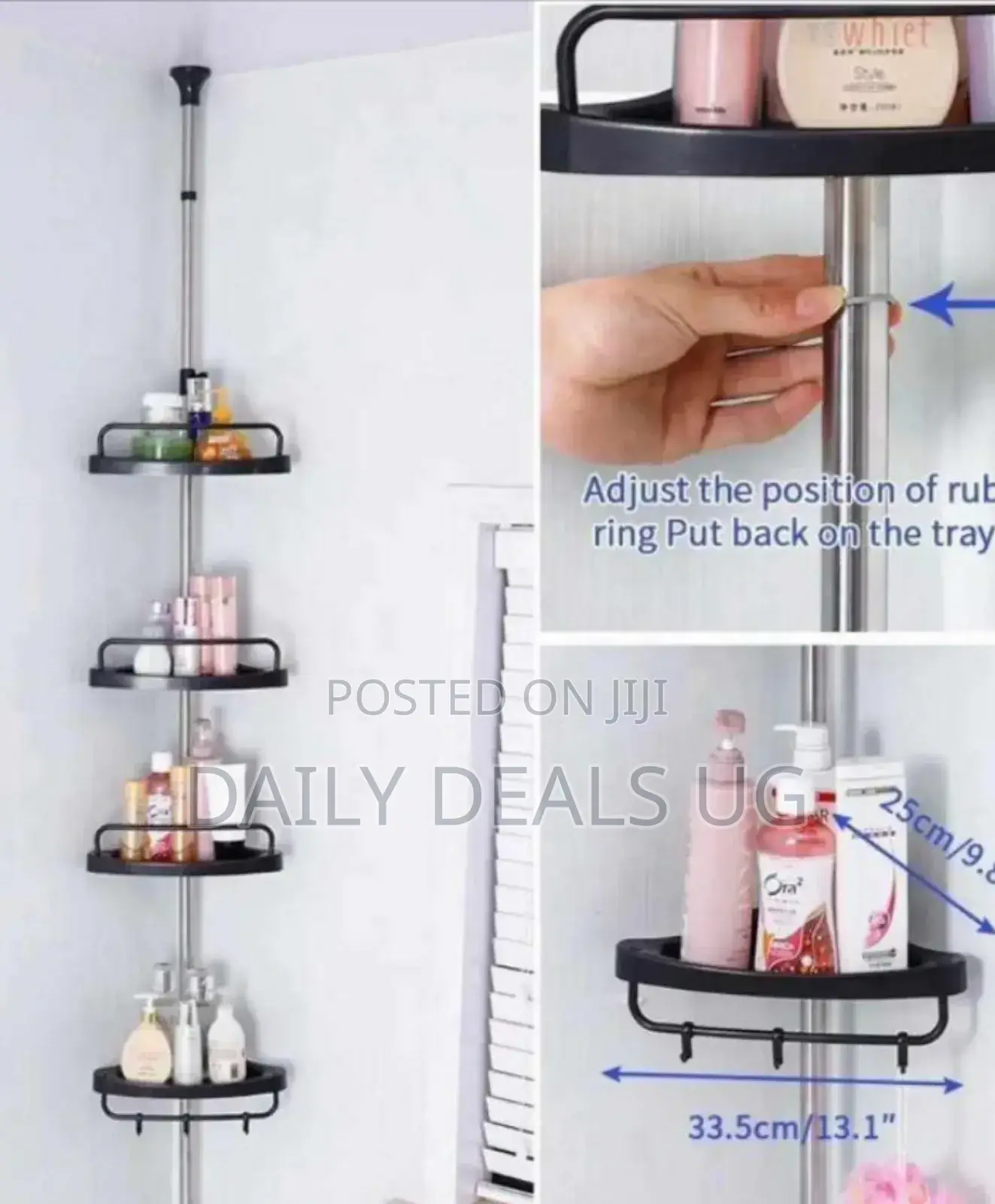 Corner Bathroom Shelf Rack