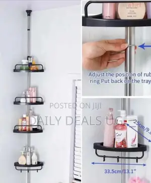 Corner Bathroom Shelf Rack