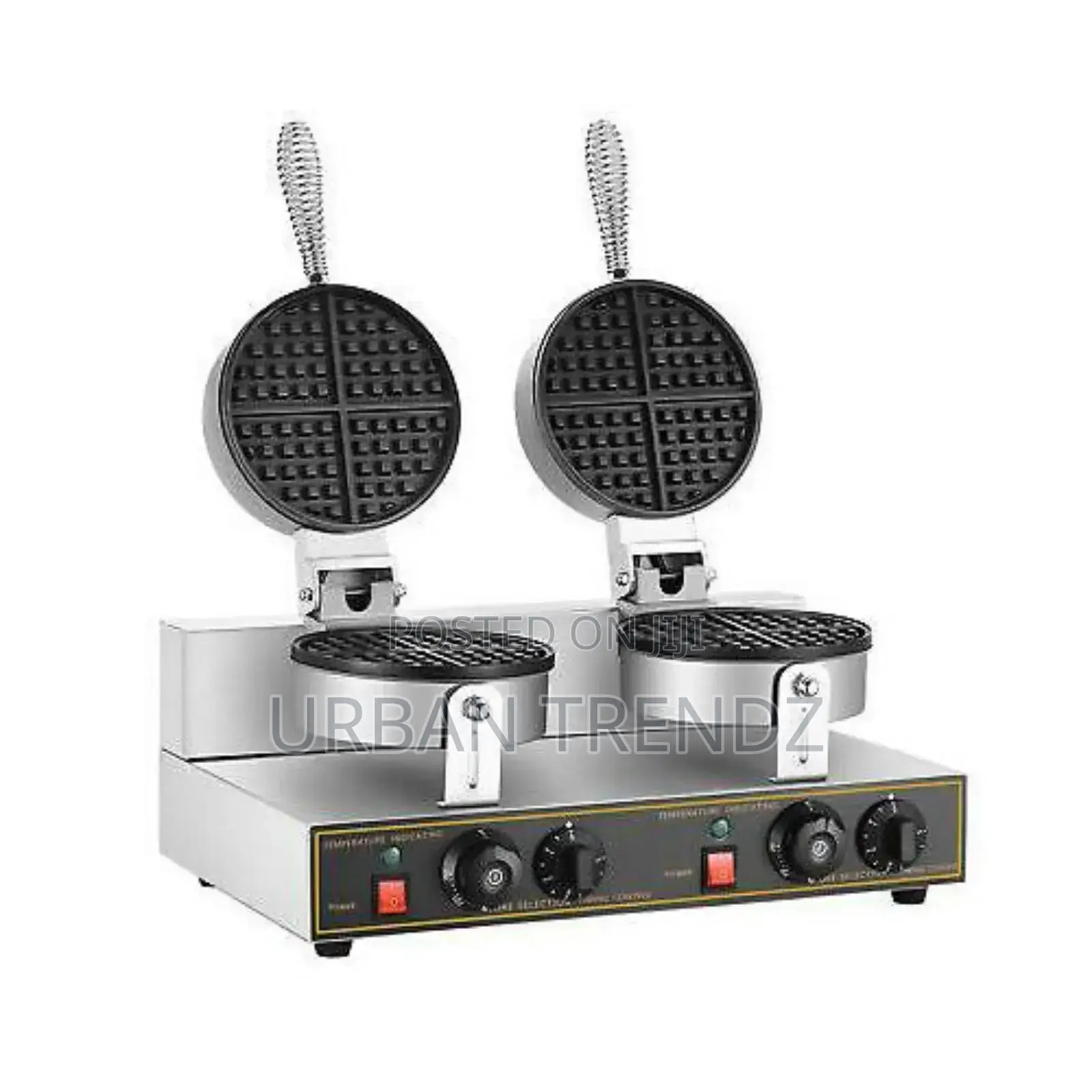 Commercial Waffle Maker, Double Head Waffle Maker Machine