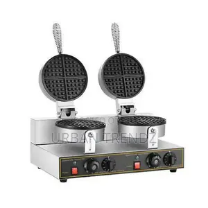 Commercial Waffle Maker, Double Head Waffle Maker Machine
