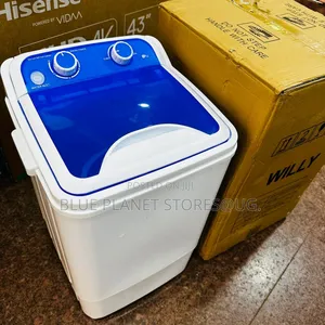 WILLY 8kgs Manual Single Tub Washing Machine With Shoe Brush