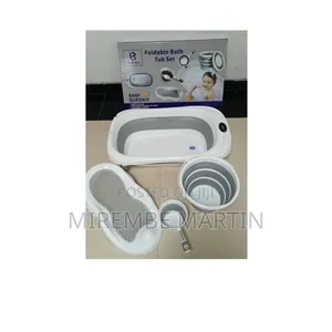 Foldable Baby Bathtub Set.