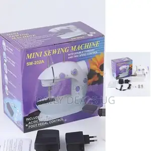 Photo - White Mini Portable Sewing Machine