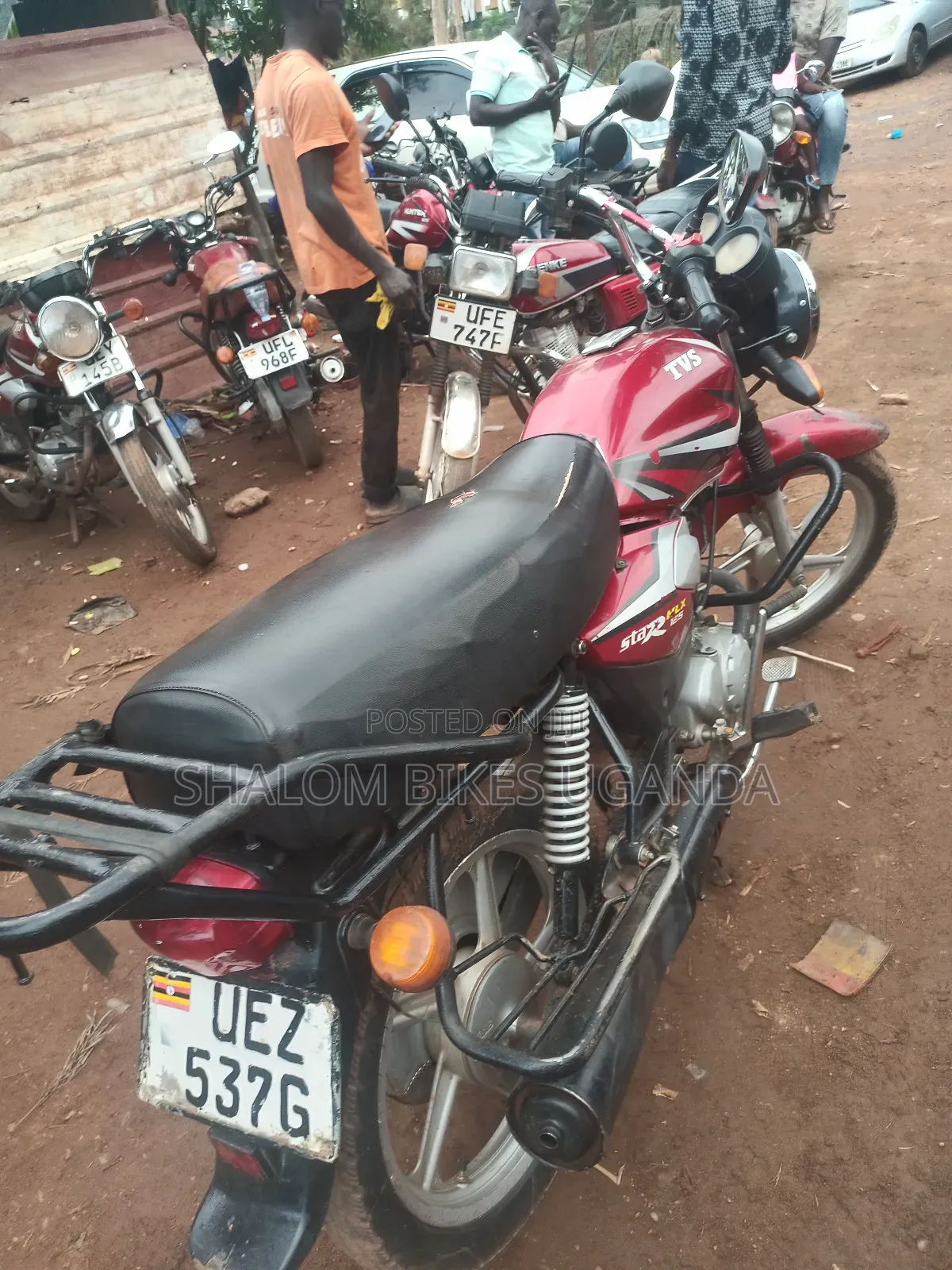 TVS HLX 125 2019 Red