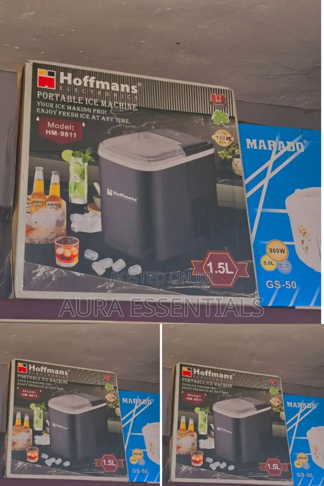 Hoffman's Portable Ice Cube Machine
