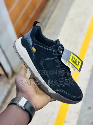 Original Men’S Black CAT Casual Premium Leather Shoes