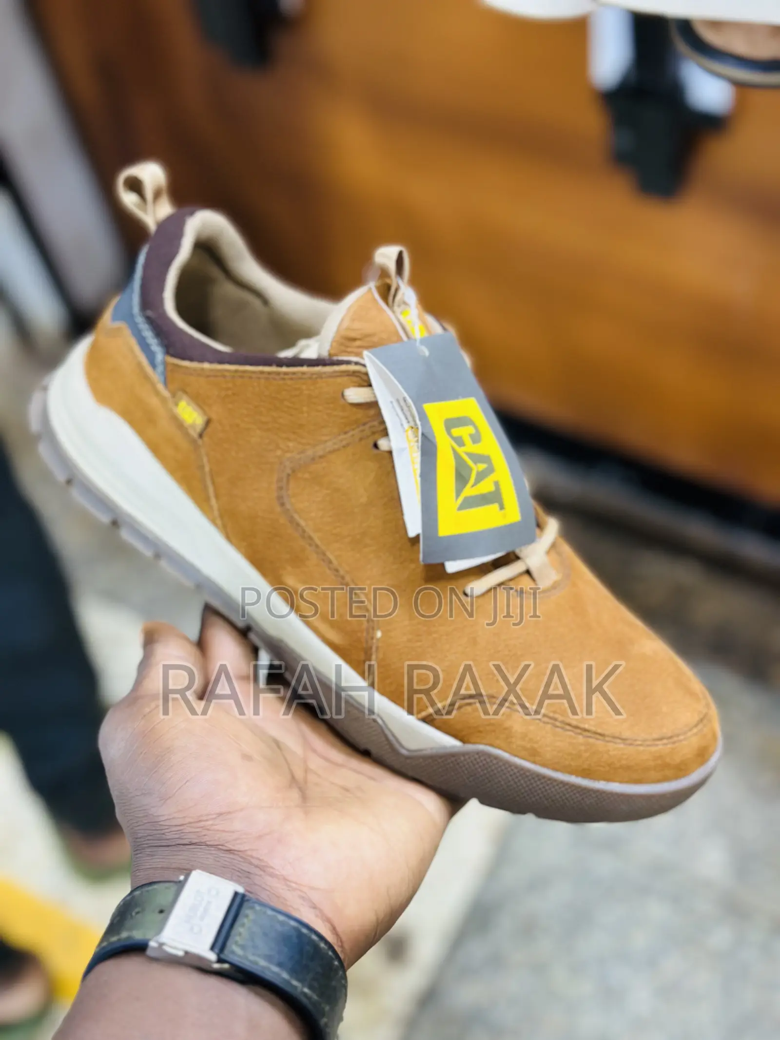Original Men’S Brown CAT Casual Premium Leather Shoes