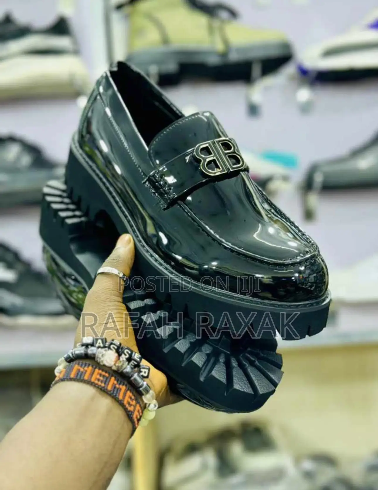 Original Balenciaga Casual Premium Shinny Mirror Loafers