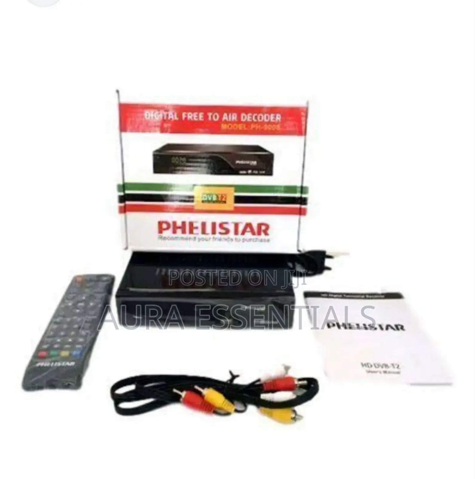 Digital Free to Air Decorder + Antenna+ Power Extension