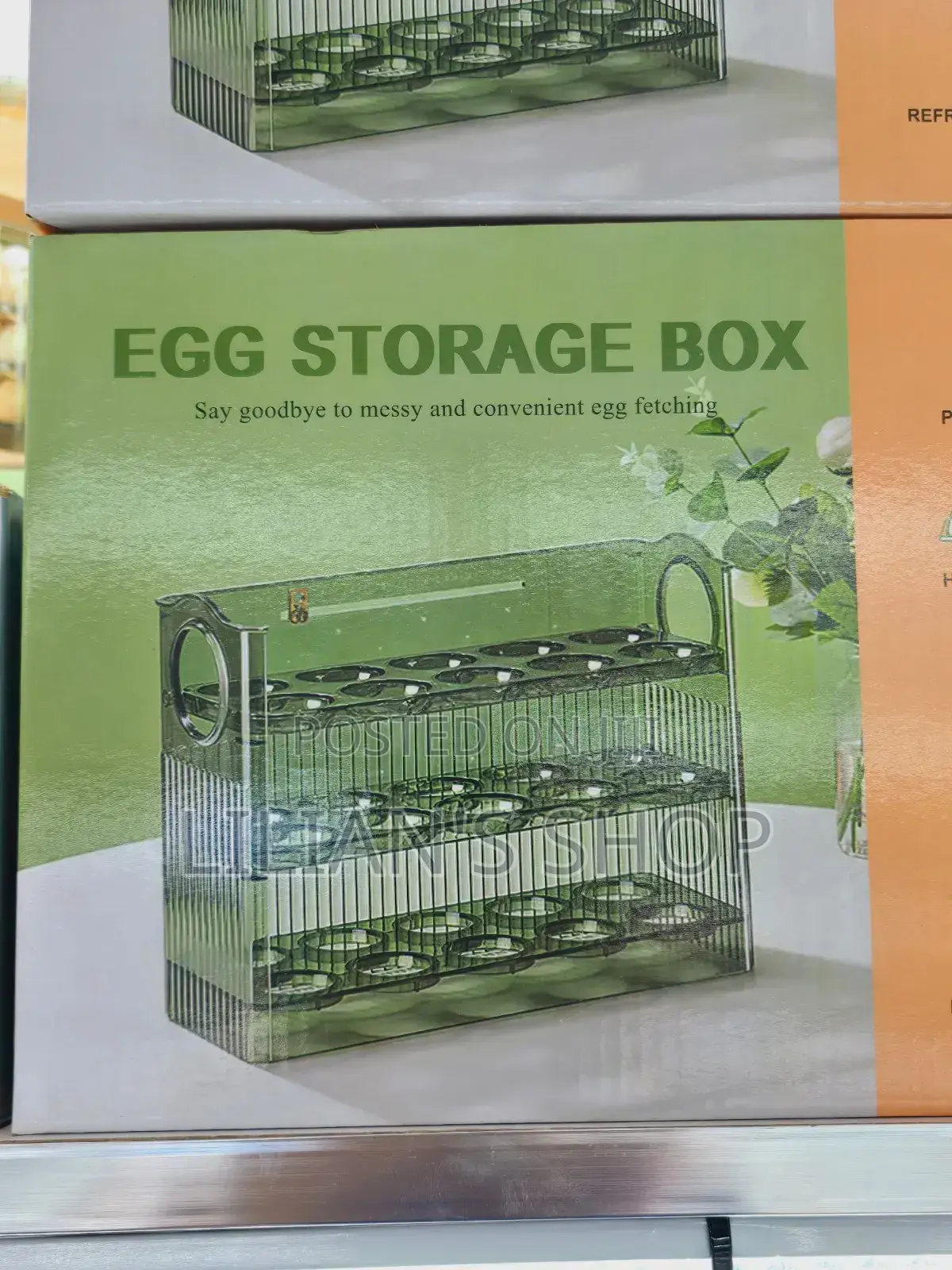 Egg Storage Space Saving Egg Box Container