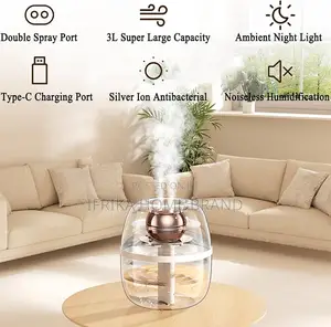 Dual Spray 3litres Ultrasinic Air Humidifier